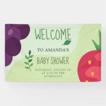 オベビーグリーンフルーツジュース赤ちゃんシャワー