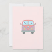 オベビーグルーヴィレトロデイジーベビーシャワーパーティー 招待状 (裏面)