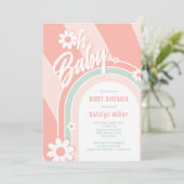 オベビーグルーヴィーベビーシャワー 招待状 (スタンド正面)