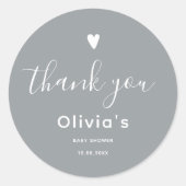 オベビーグレイ ラウンドシール (正面)