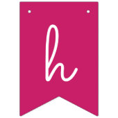 オベビーコウノトリカラフルバードシャワー バンティングフラッグ (第3の旗)