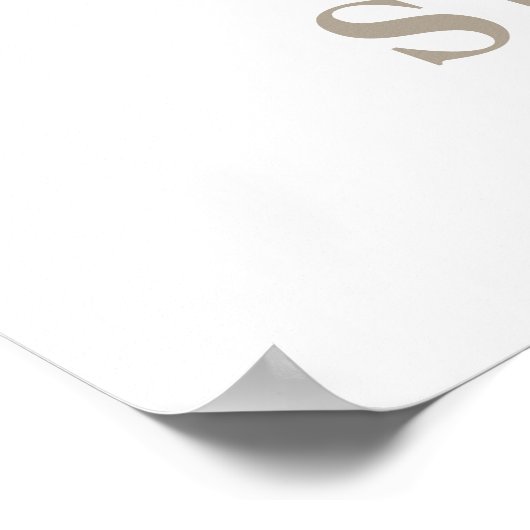 オベビーサファリアニマルズボホベイビーシャワーへようこそ ポスター (角)