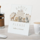 オベビーサファリアニマルズボホベイビーシャワートリート 台座サイン (インサイチュ)