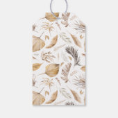 オベビーサファリアニマルズボホベイビーシャワー感謝してい ギフトタグ (裏面)