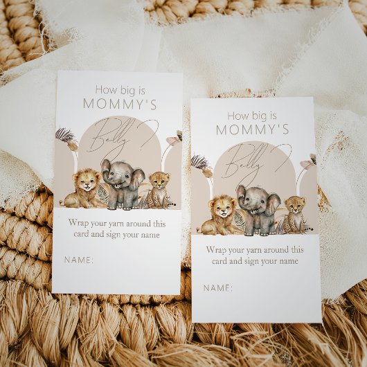 オベビーサファリボホシャワーモーメンベリーゲーム エンクロージャーカード