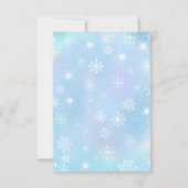 オベビーサンタ&ミセスクロースベビーシャワーアドバイス 招待状 (裏面)