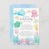 オベビーザシーブックの下のベビー エンクロージャーカード (正面/裏面)