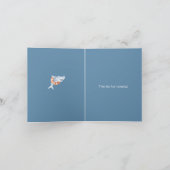 オベビーシャーク水カラーサンキューカード カード (内部)