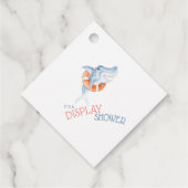 オベビーシャーク水色ベビーシャワー フェイバータグ (裏面)