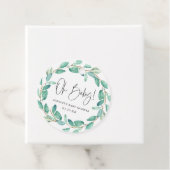 オベビーシンプルユーカリ葉スベイビーシャワー フェイバータグ (インサイチュ)