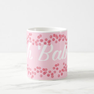 オベビージェンダーリビールピンク女の子らしい女の子 コーヒーマグカップ