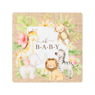 オベビージャングルメタルプリント メタルプリント