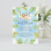 オベビージャングル赤ちゃんシャワーベビー本 エンクロージャーカード (スタンド正面)