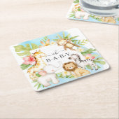 オベビージャングル スクエアペーパーコースター (アングル)