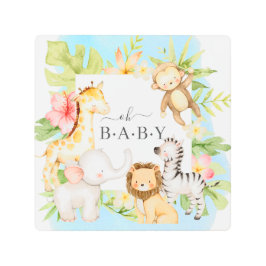 オベビージャングル メタルプリント