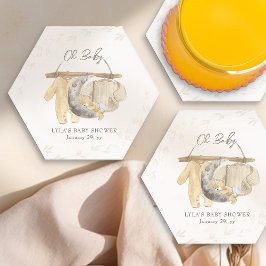 オベビースウィートベビー衣料品ニュートラルボホ ペーパーコースター