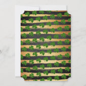 オベビーセントパトリックの日の赤ちゃんシャワー サンキューカード (裏面)