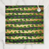 オベビーセントパトリックの日の赤ちゃんシャワー フェイバータグ (裏面)