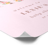 オベビータイプとバラベビーシャワーへようこそ ポスター (角)