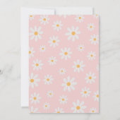 オベビーデイジーベビーシャワー 招待状 (裏面)