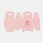 オベビードーナッツベイビーシャワー フェイバーボックス (折り畳みなし)