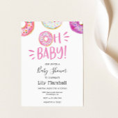 オベビードーナッツベイビーシャワー 招待状