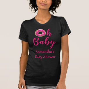 オベビードーナツベイビーシャワーTシャツ Tシャツ