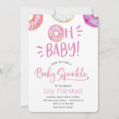 オベビードーナツベビー振り掛け 招待状 (正面)