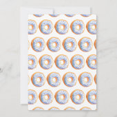 オベビードーナツ赤ちゃんシャワー 案内状 (裏面)