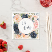 オベビーナプキンスジェンダーリビールベビー スタンダードカクテルナプキン (インサイチュ)