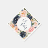 オベビーナプキンスジェンダーリビールベビー スタンダードカクテルナプキン (角)