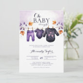 オベビーハロウィーン秋10月服女の子シャワー 招待状 (スタンド正面)