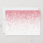 オベビーハートニュートラルベビーシャワー 招待状 (裏面)