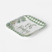 オベビーバイユー湿地ベビーシャワー ペーパープレート (傾斜あり)