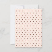 オベビーバラゴールドフォイルベビーシャワー招待状 招待状 (裏面)