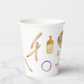 オベビーバーガー&ボトルベビーシャワー 紙コップ (正面)