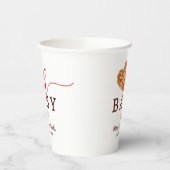 オベビーピザとパシファイヤーベビーシャワー紙カップ 紙コップ (左)