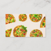 オベビーピザトマトオリビアグリーンベビーシャワー エンクロージャーカード (裏面)