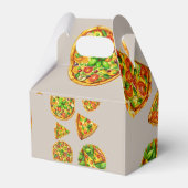 オベビーピザトマトオリビアグリーンベビーシャワー フェイバーボックス (裏面サイド)