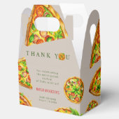 オベビーピザトマトオリビアグリーンベビーシャワー フェイバーボックス (オープン)