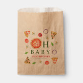 オベビーピザ+おしゃれな赤ちゃんシャワー フェイバーバッグ (正面)