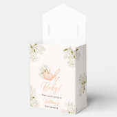 オベビーピンクカボチャフローラシックな赤ちゃんシャワー フェイバーボックス (オープン)