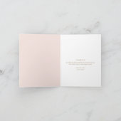 オベビーピンクガールバルーンユーカリありがとう 招待状 (内部)