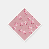 オベビーピンクバルーン スタンダードカクテルナプキン (角)