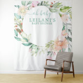 オベビーフローラ植物学リースベビーシャワー タペストリー (インサイチュ)