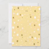 オベビープラネットクラウドスターベイビーシャワー 招待状 (裏面)