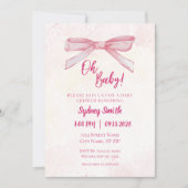 オベビーベビーシャワー招待状 招待状 (正面)