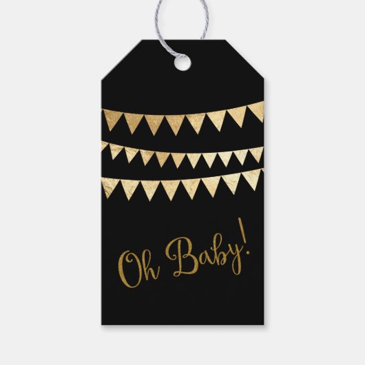 オベビーベビーシャワー ギフトタグ (正面)