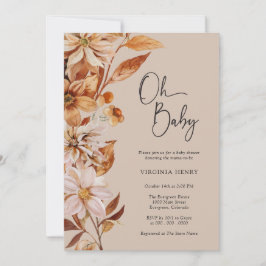 オベビーベビーシャワー 招待状