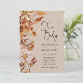 オベビーベビーシャワー 招待状 (スタンド正面)